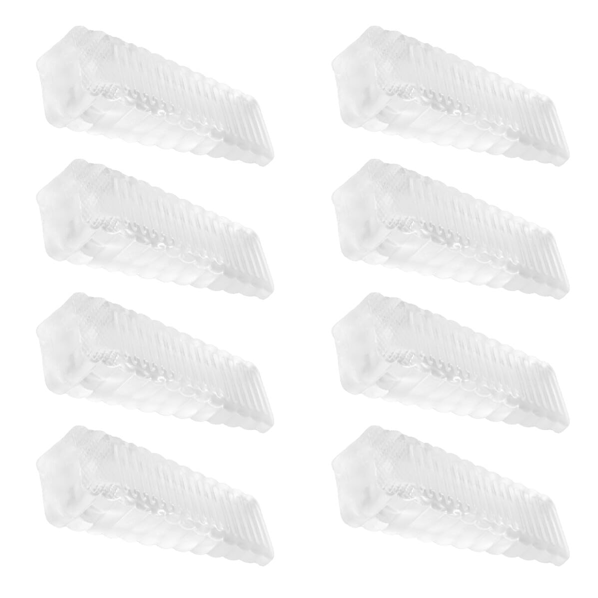 Veemoon 8piezas Tope de Puerta de Seguridad Hogar Tapón de Seguridad para Puerta Cuña de Tope para Sujeta y Bloqueador de Tapones