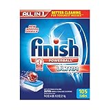Finish All-In-One Dishwasher Detergent Powerball Tabs 105