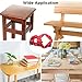 2pcs Router Corner Radius Template for Woodworking, Multifunctional Aluminum Alloy Round Arc Corner Mould, Wooden Board Arc Cutting Auxiliary Tool DIY Template R10/R15/R20/R25/R30/R35/R40/R50