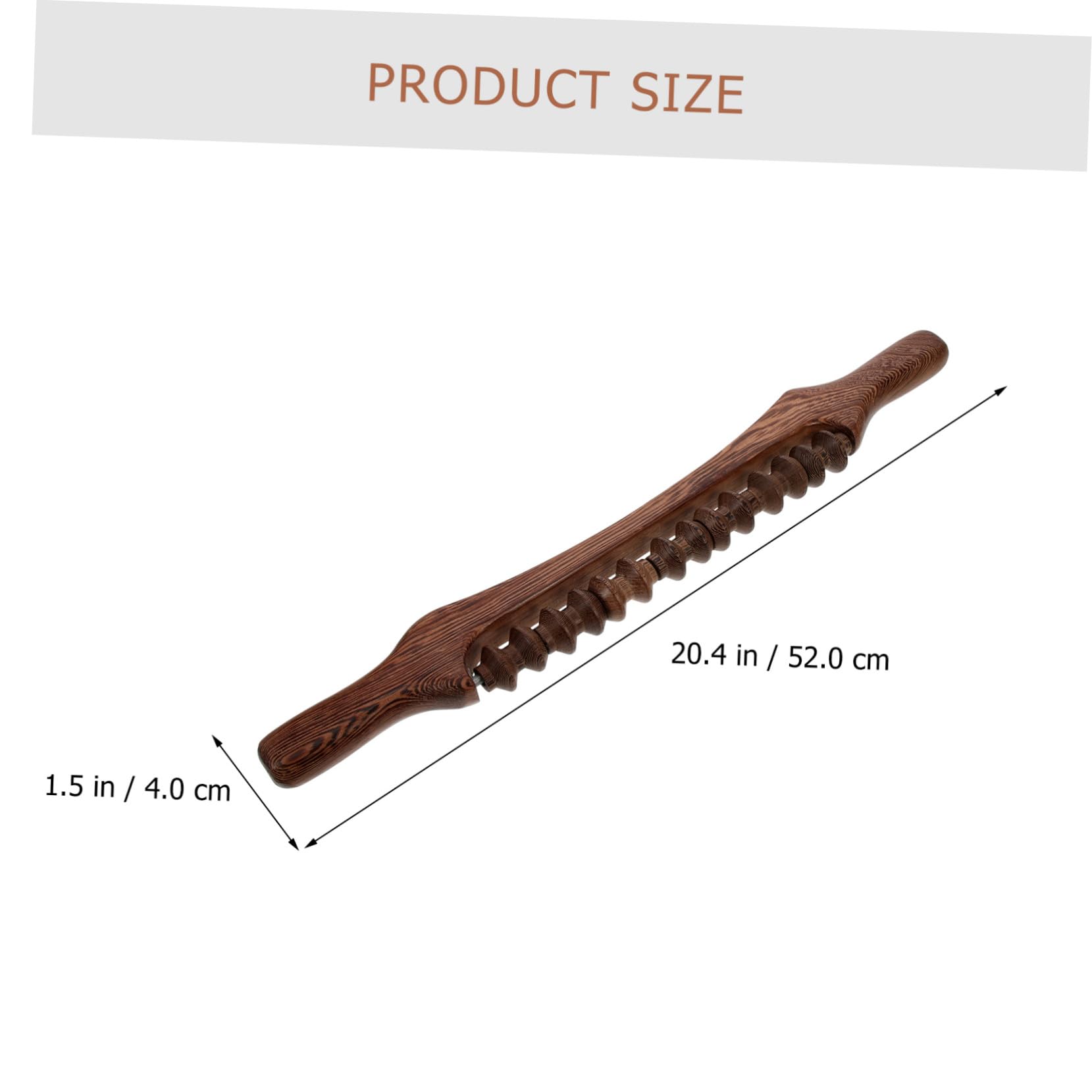 Masajeador de Madera Rodillo Diseño de Rueda para Espalda