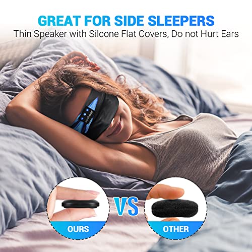 Image of LC-dolida Sleep Headphones Bluetooth Headband, Wireless Sleeping Headphones With Microphone, Handsfree Sport Headband, Gifts for Men