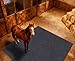 SEMPADA Under Horse/Stable Mats，6 x 8 FT Horse shed Floor mat——Backing Prevents Liquid Penetration,Duty Stall Mats for Floor Surface,Soft Material, Non-Slip Backing，Washable,Keeps Stable Floors Clean