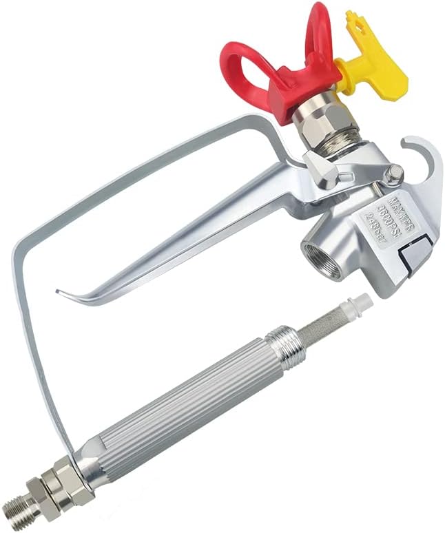 5 Pack Airless Spray Gun Filter 60 Mesh Replacement High Pressure Spraying Accessories Push on Type