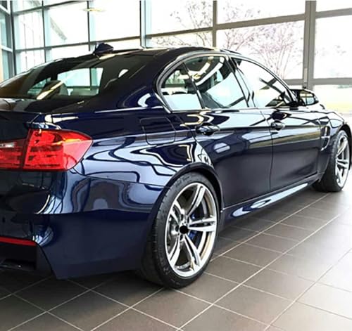 Image of CREON Wrap for Car & Bike Self Adhesive Polyvinyl Chloride Wrap Sheet Sticker & Decal Roll Film Auto Car Vehical Air Release (1 feet x 5 feet, Navy Blue Glossy Wrap)