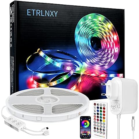 ETRLNXY Bluetooth Tiras Led 15M Cover