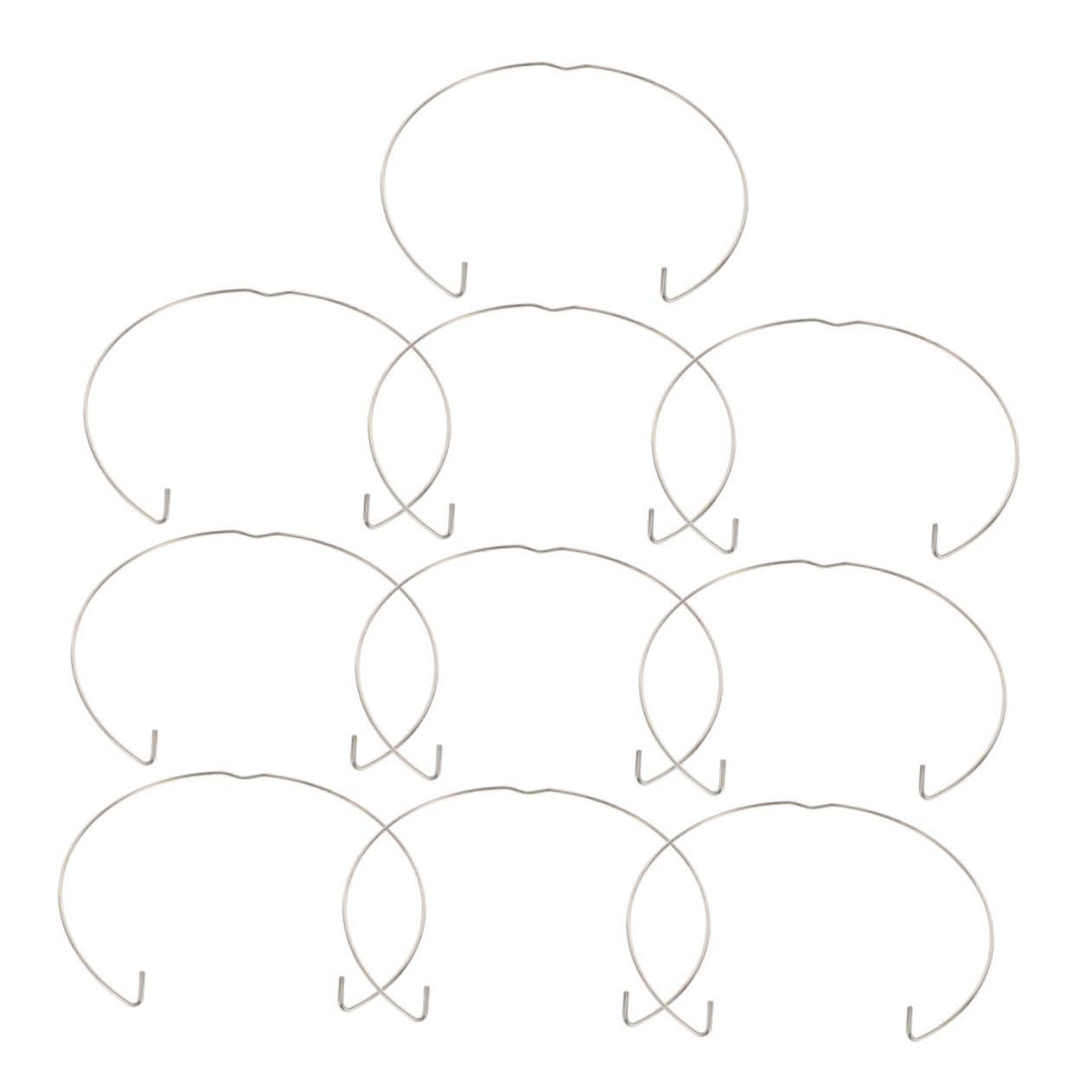 Homoyoyo Downlight Retaining Clamp 10pcs Lighting Spring Clips Securing Clamps for Panel Lamp Iron Retaining Buckle