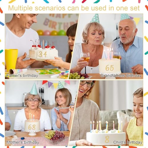 Hariendny 594079_1_L2KW33RZ 0-9 Gold Birthday Number Cake Toppers Golden Acrylic Cake Numbers Topper Gold Number Cupcake Toppers Acrylic Wedding Party Cupcake Toppers thumb #4