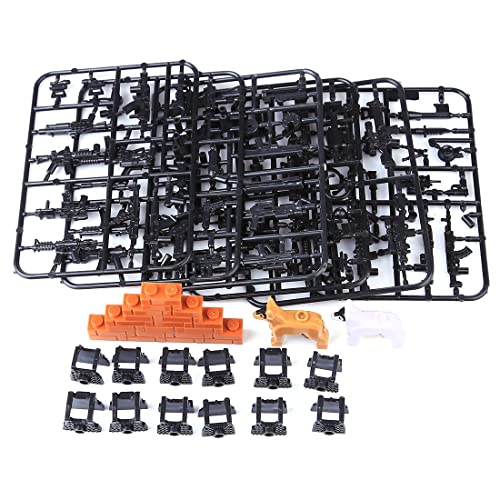 Xerial Weapons Pack Military Toy Swat, Army Combat Building Blocks Set Combat Weapons Gun Accessory Pack Mini Bricks Figure Kit Boys Gifts Compatible With Major Brands. #TOP2