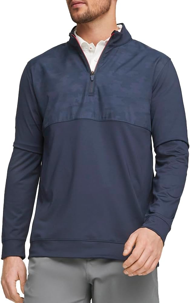 PUMA Men's Volition Camo Cover 1/4 Zip