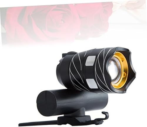 Miniatura 3 de Zerodeko Faro delantero de bicicleta de montaña con soporte ajustable para manillar y cascos, linterna LED compacta para conducción nocturna, rango
