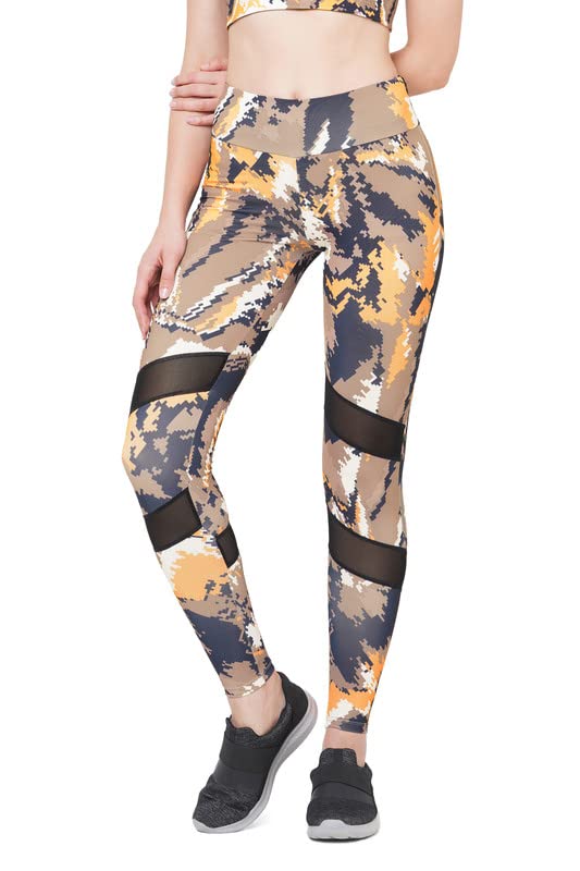 Image of Women's JUST-Dry 7 /8 DIGI CAMO Printed MESH Tights