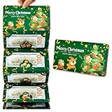 Christmas Money Holders, Cash Gift Card Holders Xmas With 10 Slots Christmas Gift For Men Women Girls Boys, Surprise Money Envelopes, Green