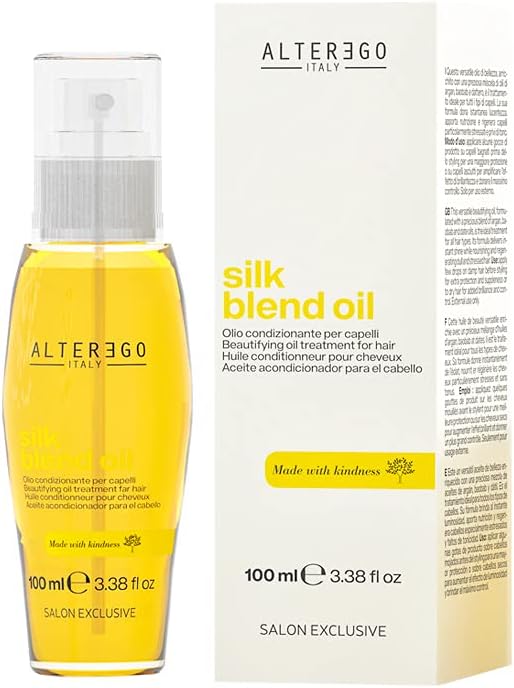 Alter EgoSilk Blend Oil, Ideal For All Hair Types, Leave in Oil, Sofy and Shining Hair 100ml