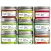 Heavenly Tea Leaves Organic 9 Flavor Variety Pack, Loose Leaf Tea Sampler Gift Set (Approx. 90 Cups) | Assorted Green Black White Herbal Teas, Premium Whole Leaf Collection, Gourmet Box for Tea Lovers