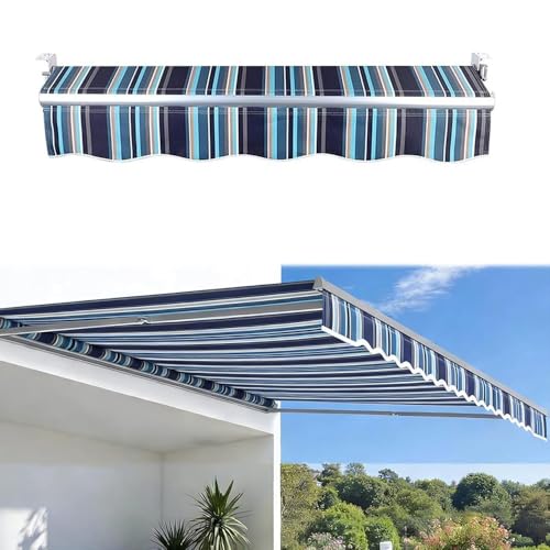 Cubierta retráctil de tela de repuesto de 5x4m para toldo exterior 2