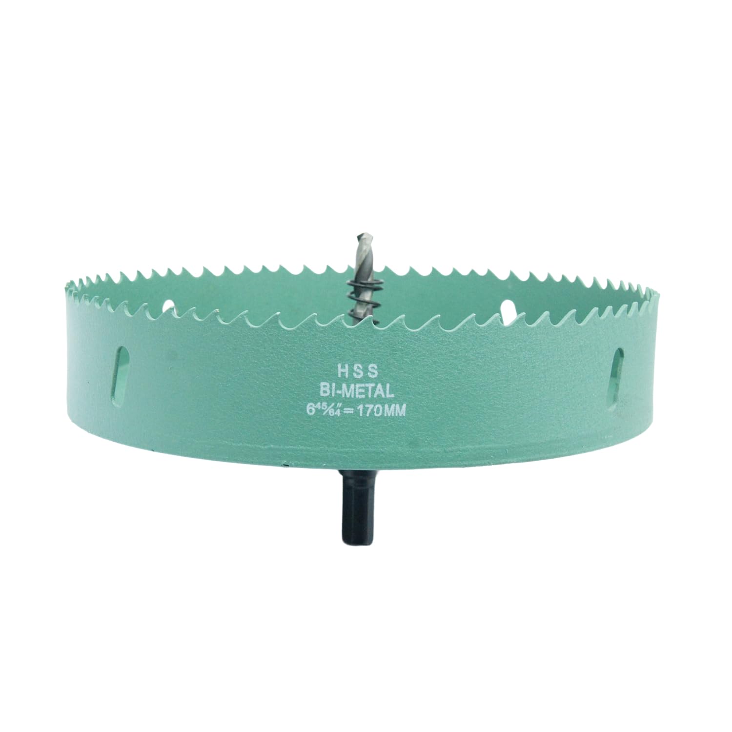 170mm hole saw LAIWEI hole cutter with 6.61" HSS ring hole drill for cutting holes in wood, plasterboard, aluminium profiles, PVC and other materials(6-11/16")
