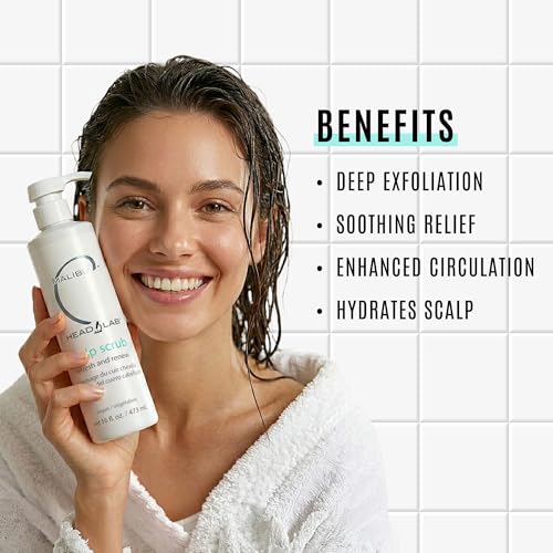 Malibu C Head Lab Scalp Scrub - Gentle Scalp Exfoliator Enriched with Activated Charcoal. Jojoba Esters for Improved Scalp Health - Clean, Vegan Hair Care (6 oz) - Image 4