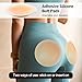 Meyeyaia 1 Pair Silicone Butt Pads for Women Reusable Adhesive Fake Buttocks Pad Skin Color Padded Hip Pad for Flat Buttocks