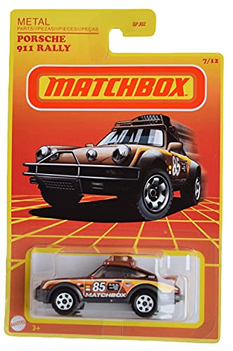 Matchbox Porsche 911 Rally Bronze 7/12 voiture miniature de collection pour passionnés