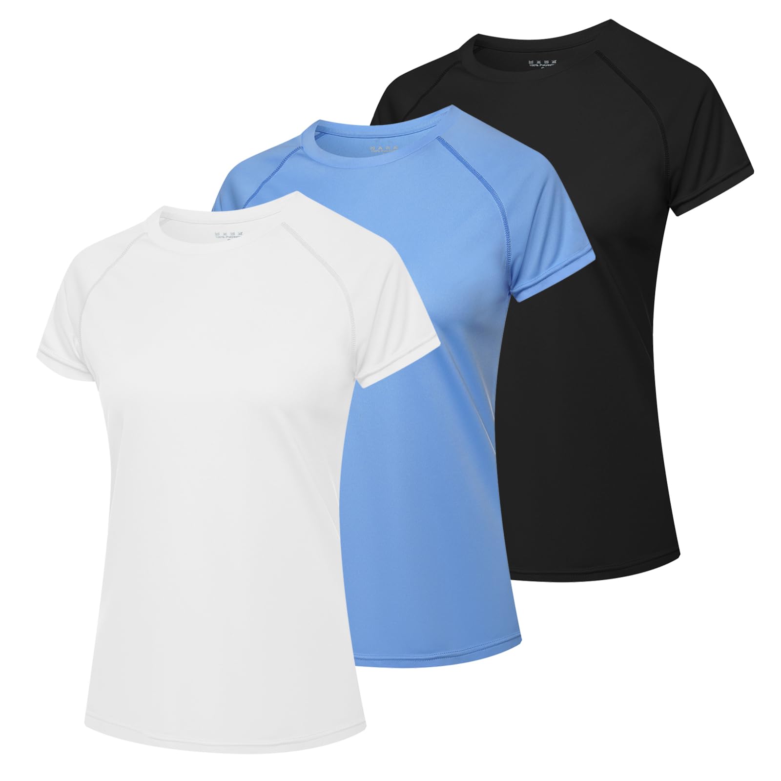 MEETWEE kurz & Lang Damen Surf Shirt Rash Guard UV Shirts Schwimmen Tankini UPF 50+ Kurzarm Badeshirt Bademode Shirt