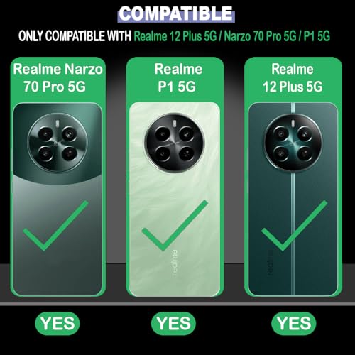 Image of Back Cover | Full Camera Protection | Premium Liquid Silicon Case | Flexible Bumper Case for Realme 12 Plus 5G / P1 5G / Narzo 70 5G / 70 Pro 5G (Purple)