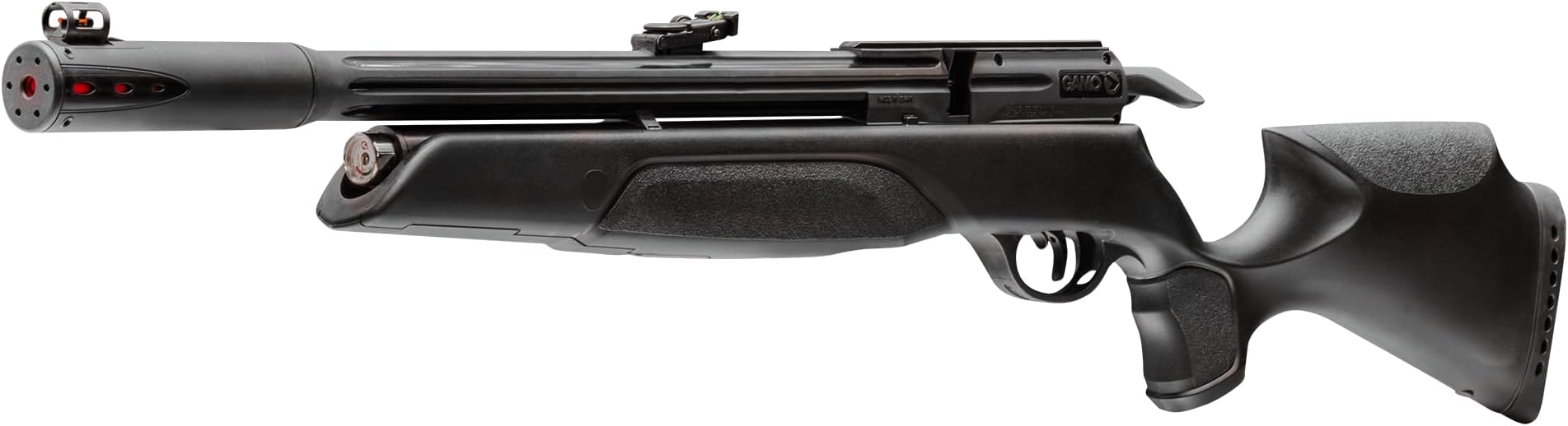 Arrow PCP Air Rifle, Multi-Shot 10X Magazine, Straight Pull Charging Handle, Whisper Fusion Noise Dampening, CAT 2-Stage Trigger, Open Sights