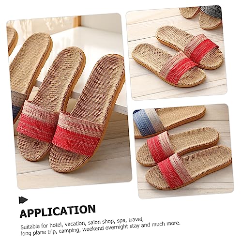 1pair Soft Bottom Slippers for Women Cozy Indoor House Shoes Lightweight Skid Bedroom Footwear for Home Use and Guest Comfort3