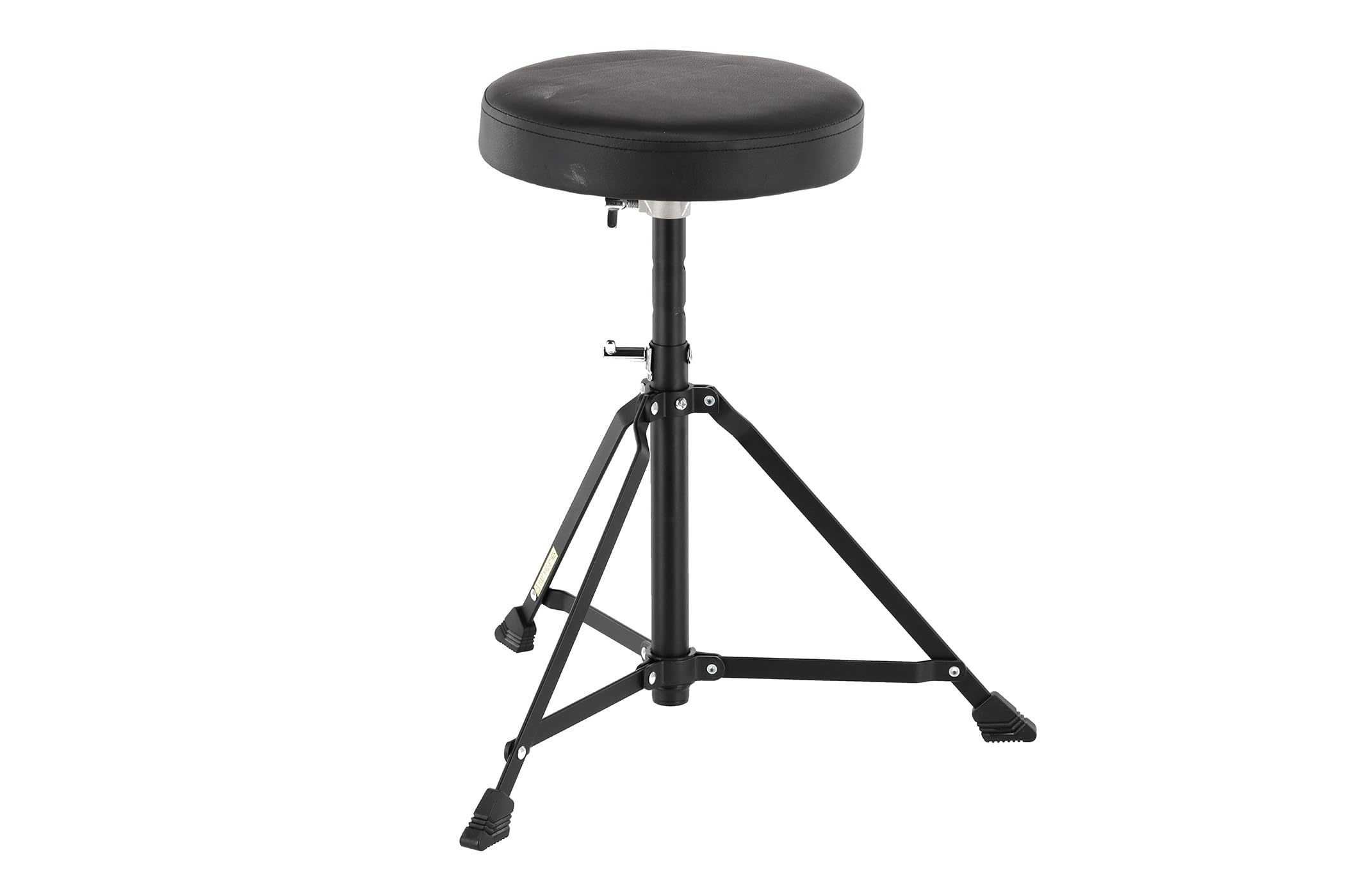 Seggiolino per Batteria, Tondo Dt-90 Black, Adjustable Altezza, Sostengno Singolo