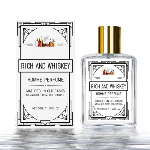 Perfume rico de whisky/musgo forestal para hombre, directamente desde el barril/derivado del extracto de musgo del bosque, Eau de Parfum para hombre, fragancia de carácter masculino (rico whisky)