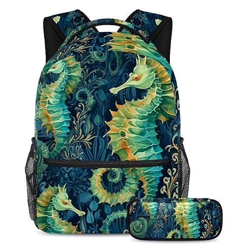 Sac à dos hippocampe pour voyage étudiant et sorties scolaires des ados