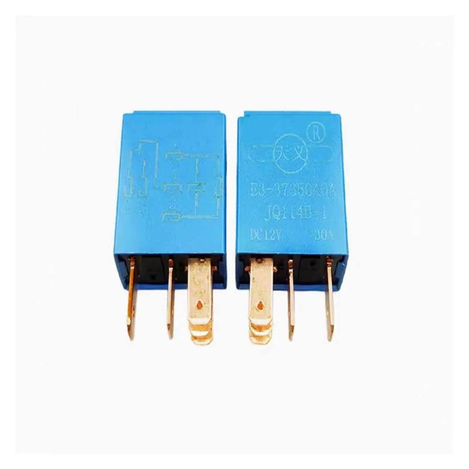 WBBAYDRFR Relay E3-3735040A JQ114B-1 12V DCV12 30A 5PIN