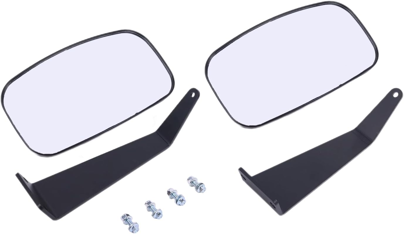 Tractor Side Towing Mirror Kit with Fixed Arm DM2455000 Compatible with John Deere 5000 & 6000 Left Right 5055E 5065E 5075E 5083E 5093E 5101E 5065M 5075M 5085M 6330 6430 6530 6020 6410