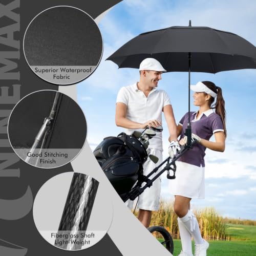 Image of NINEMAX Golf Umbrella, 51 /54 /62 /68 Inch Large Windproof Umbrella for Rain