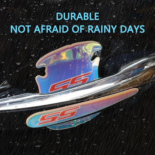 Image of 8 PCS Car Door Handle Scratch Protectors,Car Door Protector Edge Guards Universal Door Handle Protector Paint Guard (SS)