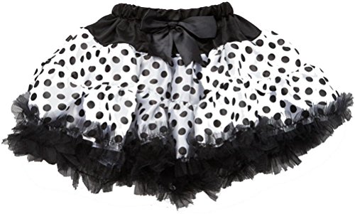 wenchoice White & Black Polka Dot Tutu Girl's M(3T-4T)