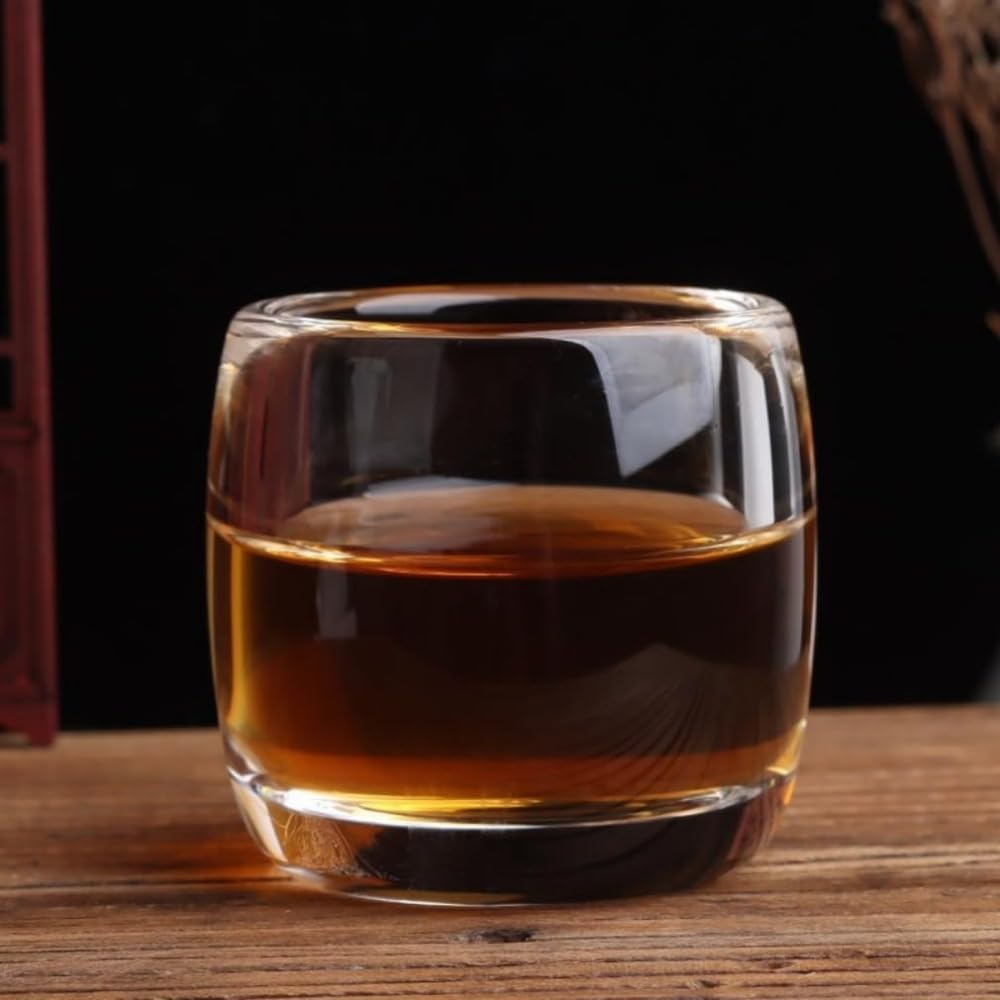 Amazon.co.jp: Eculcki 水晶お猪口 盃 ぐい呑み 110ml 手作り 高級酒器