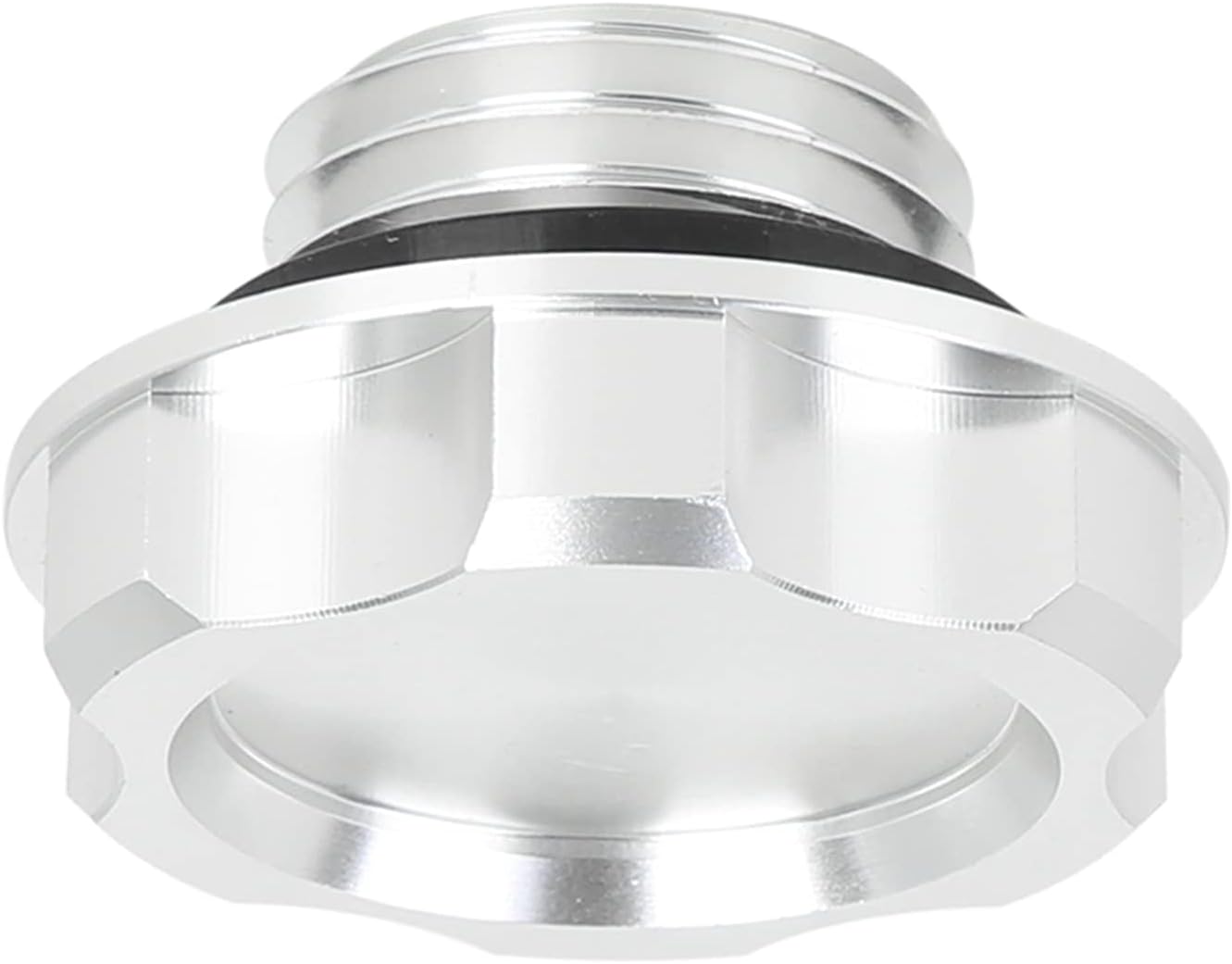 Car Aluminum Alloy Engine Oil Filler Cap Plug Cover Replacement Silver Tone for Honda EK Civic EG Valve Oil Cap