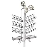 iDesign Verona Metal Hanging Bathroom Caddy for Handheld Shower Hose Thumb #5