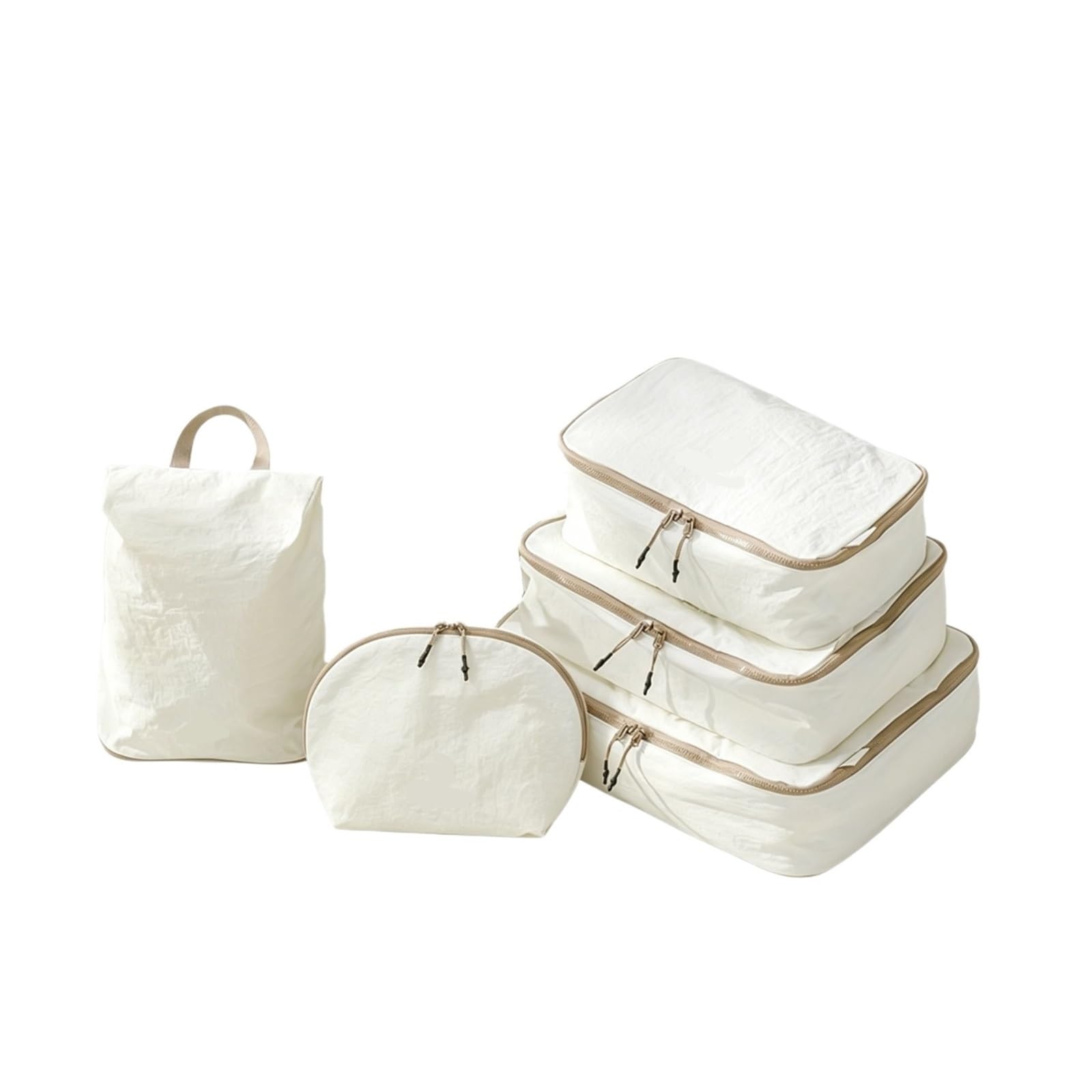5 pezzi Borsa for vestiti da viaggio Biancheria intima Reggiseno Calzini Conservazione Organizzatore di cosmetici portatile Pieghevole grande capacità