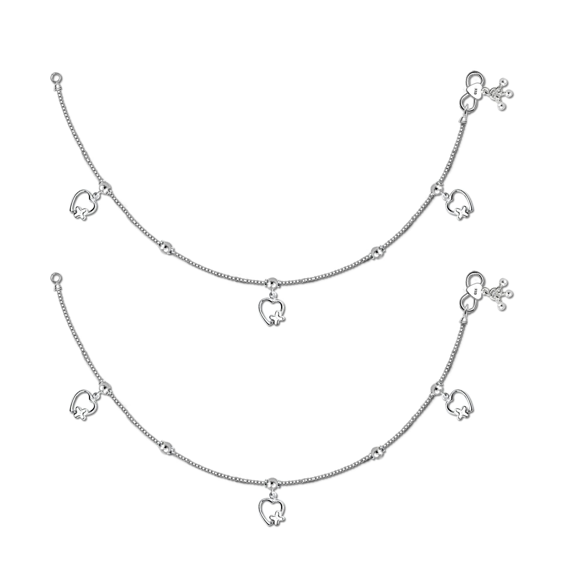 See full amazon price history chart for LeCalla 925 Sterling Silver BIS Hallmarked Modern Anklets for Women and Girls LeCalla 925 Sterling Silver BIS Hallmarked Modern Anklets for Women and Girls (B0B3MSB1NY) Amazon Price History, Amazon Price Tracker