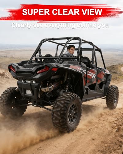 Image of StarknightMT 14-23 RZR XP Rear Windshield Scratch Water Resistant, Clear