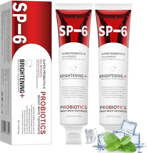 Sp-6 Toothpaste, 2pc Sp-6 Probiotic Toothpaste, Intense Whitening Toothpastes, Probiotische Zahnpasta, Deep Cleaning Care Toothpastes