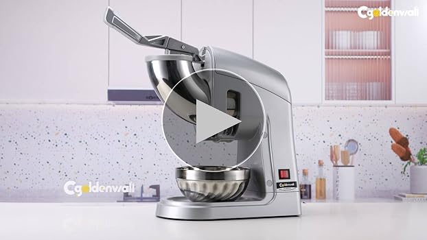 Amazon.co.jp: CGOLDENWALL 業務用かき氷機 電動 アイス