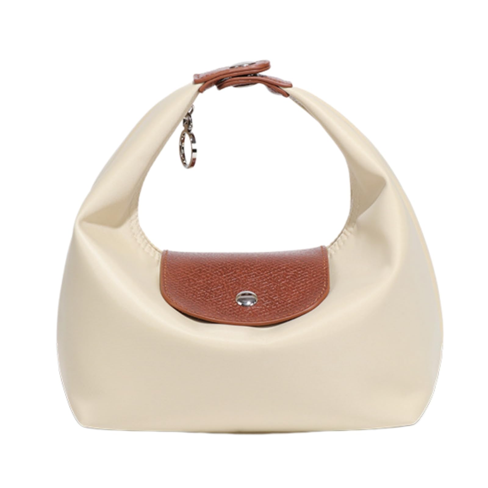 Borsa Tracolla di Moda Crossbody per Le Donne Traccia Hobo Portafoglio con Cinturina Viaggio Lavoro Pendolare-Beige