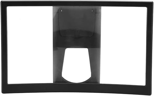 LEEZAD Lupa de pantalla de 12 pulgadas para teléfono celular, soporte de pantalla curvado antideslizante, amplificador de video HD, amplificador de