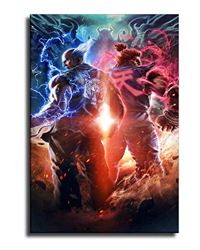 DPFRY Tekken 7 Toile Art Affiche Et Mur Photo Impression Moderne Famille Chambre Décor Jw337Xs 40X60Cm sans Cadre