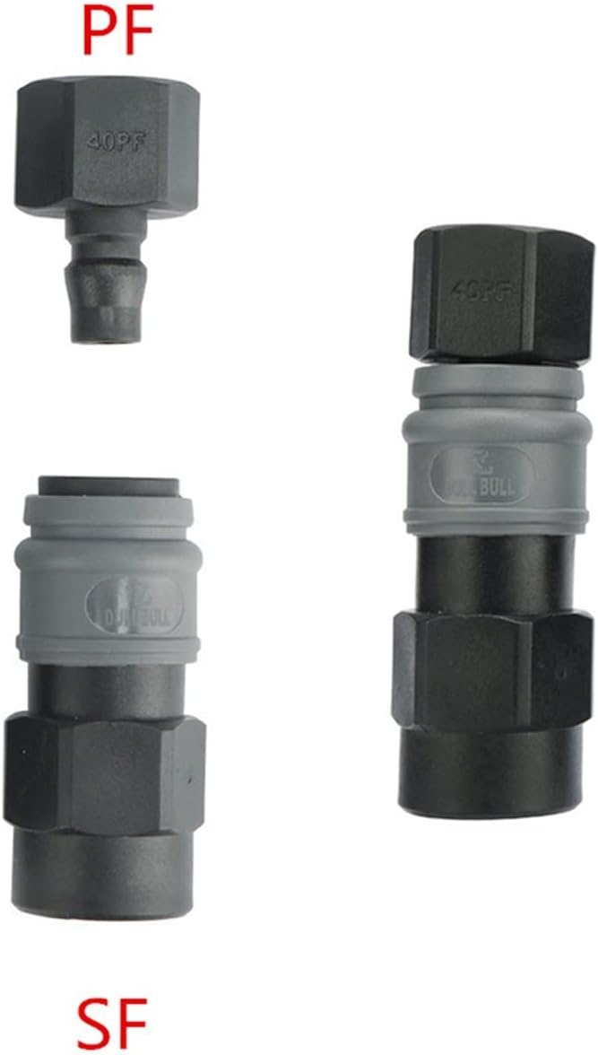 Spray Water Connection Garden Irrigation Water Connector SF/PF C Type Self-Locking Quick Connector Male and Female Thread for Automation Equipment 1