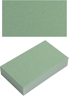 100 Pack Sage-Green Cardstock Blank Heavy Cards Stock 92LB Thick Paper for Invitations, Greeting Cards Making, Postcards, 2x3.5 inches