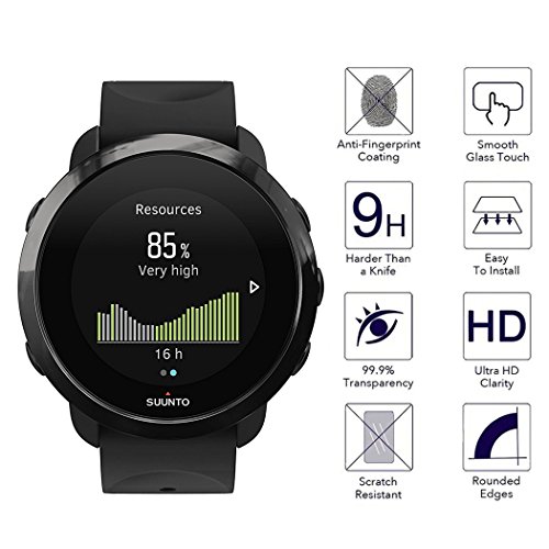Youniker 3 Pezzi per Suunto 3 Fitness Pellicola