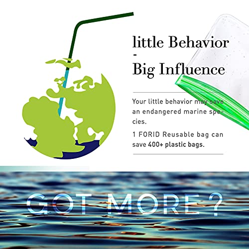 24 Pack Reusable Food Storage Bags - Non Plastic & Silicone Gallon Freezer Bags Sandwich Snack Resealable Lunch Bags Extra Thick Leakproof For Marinate Food & Fruit Cereal Travel Items Home Kitchen #TOP5